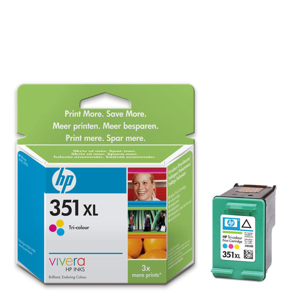 Cartouche HP 351 XL CB338EE - couleur (cyan, magenta ...