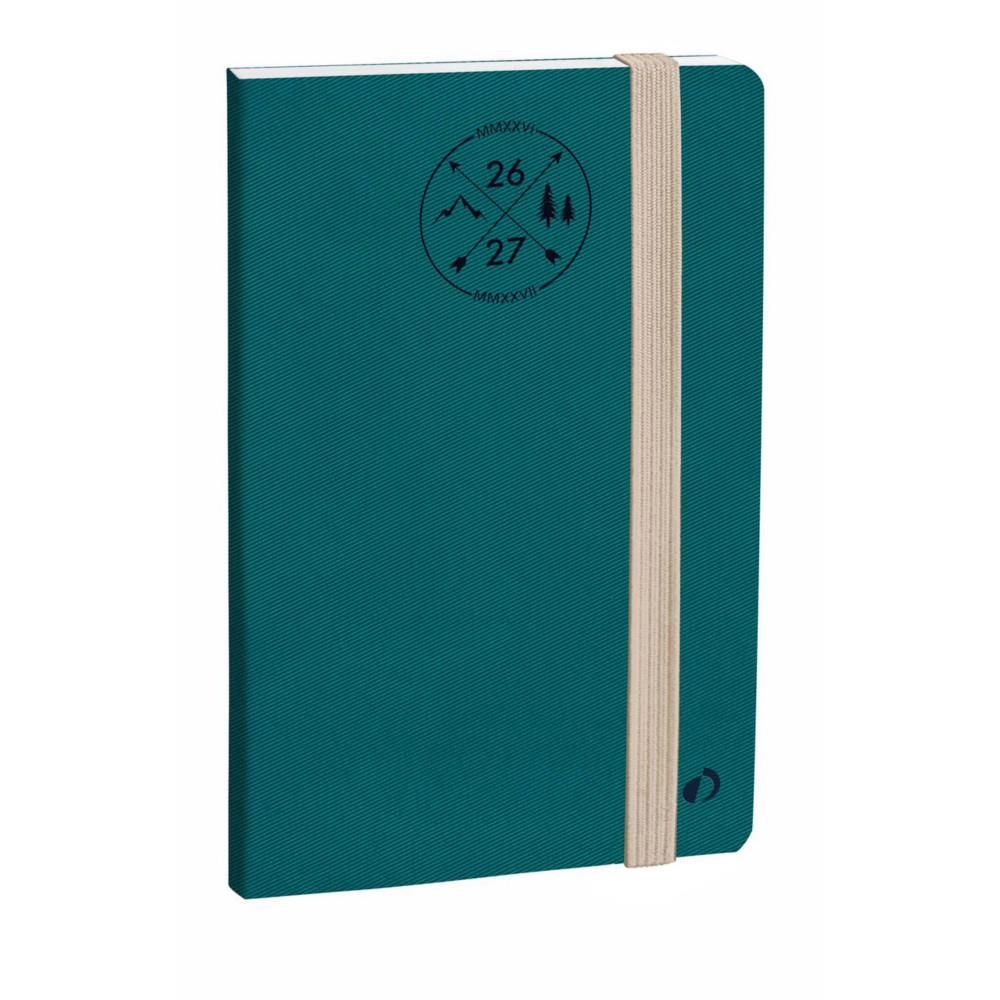 Agenda semainier Quo Vadis Pr�sident semainier Everest - 21 x 27 cm - Vert - Septembre 2026 � D�cembre 2027