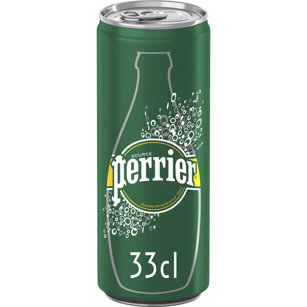 Eau de source ptillante Perrier - canette de 33cl