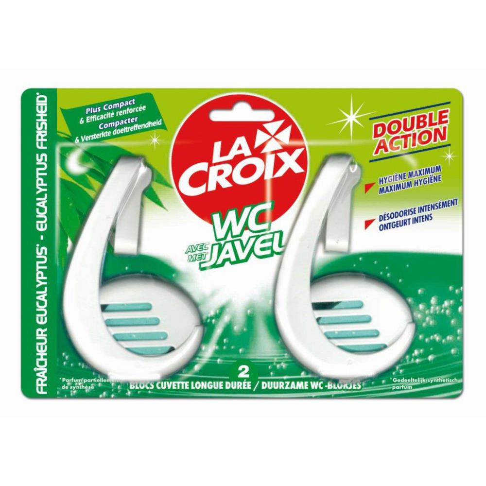 Bloc WC Lacroix eucalyptus - blister de 2 blocs