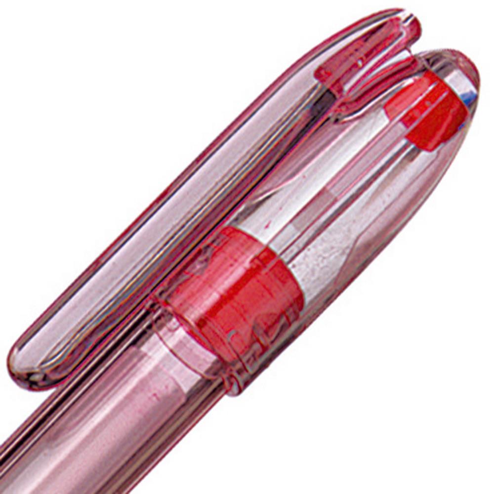 Stylo  bille Pilot  G1 05 - pointe fine - encre gel rouge - corps plastique et capuchon