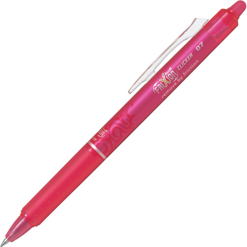 Roller Pilot Frixion Clicker - pointe moyenne rtractable - rose