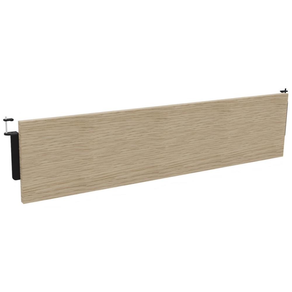 Voile de fond Osmose Ch�ne - Pour bureau L 140 cm pieds Noir