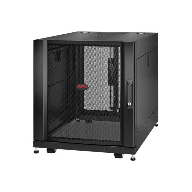 Apc netshelter sx - rack 19 pouces - panneaux de 12u - 600x900x658mm - noir
