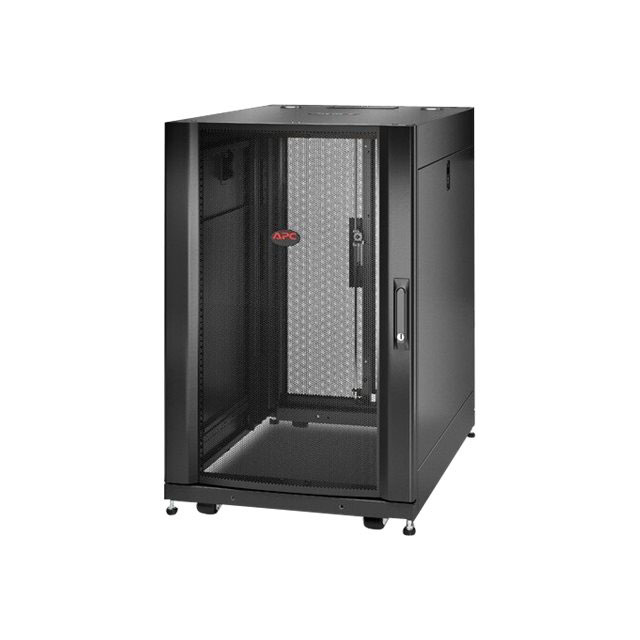 Apc netshelter sx - baie 19p avec panneaux - 18u - 600x900x925mm - noir