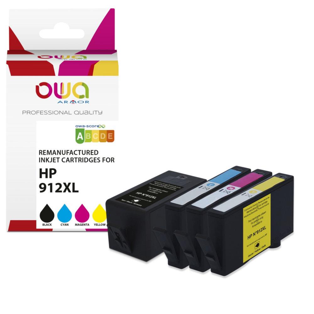 Cartouches pour imprimantes - Armor k10541ow cartouche d'encre 4 pice(s) compatible noir, cyan, magenta, jaune