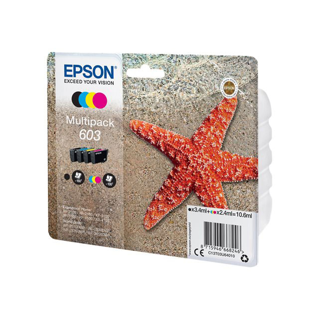 Cartouches pour imprimantes - Epson multipack 4-colours 603 ink