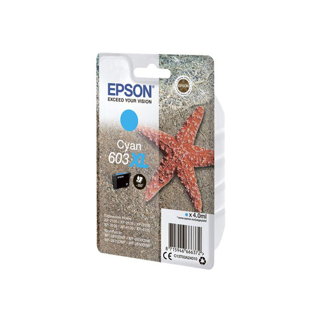 Epson singlepack cyan 603xl ink