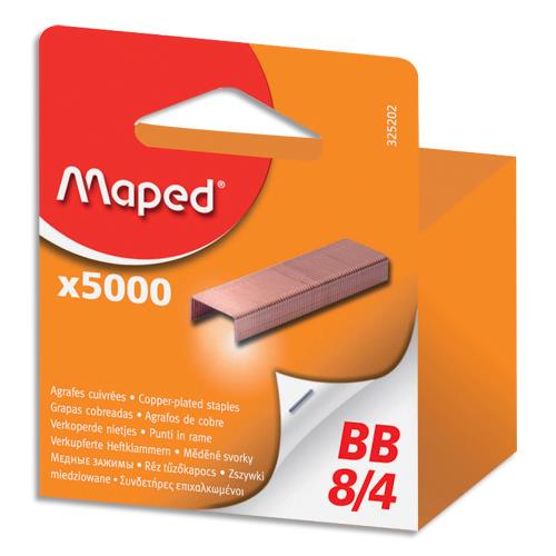 Agrafes Maped 8/4 - blister - bo�te de 5000