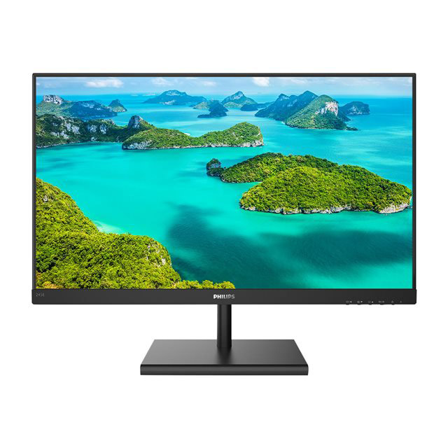 Philips e line 245e1s/00 led display 60,5 cm (23.8") 2560 x 1440 pixels 2k ultra hd lcd noir