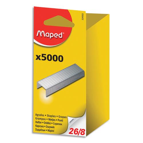 Agrafes Maped 26/8 - blister - bote de 5000