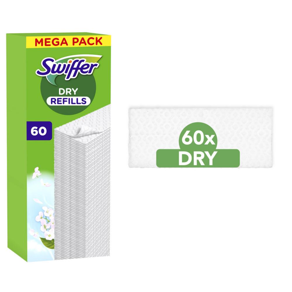 Lingettes Fresh Swiffer pour balai attrape poussi�re - Mega Pack - Lot de 60