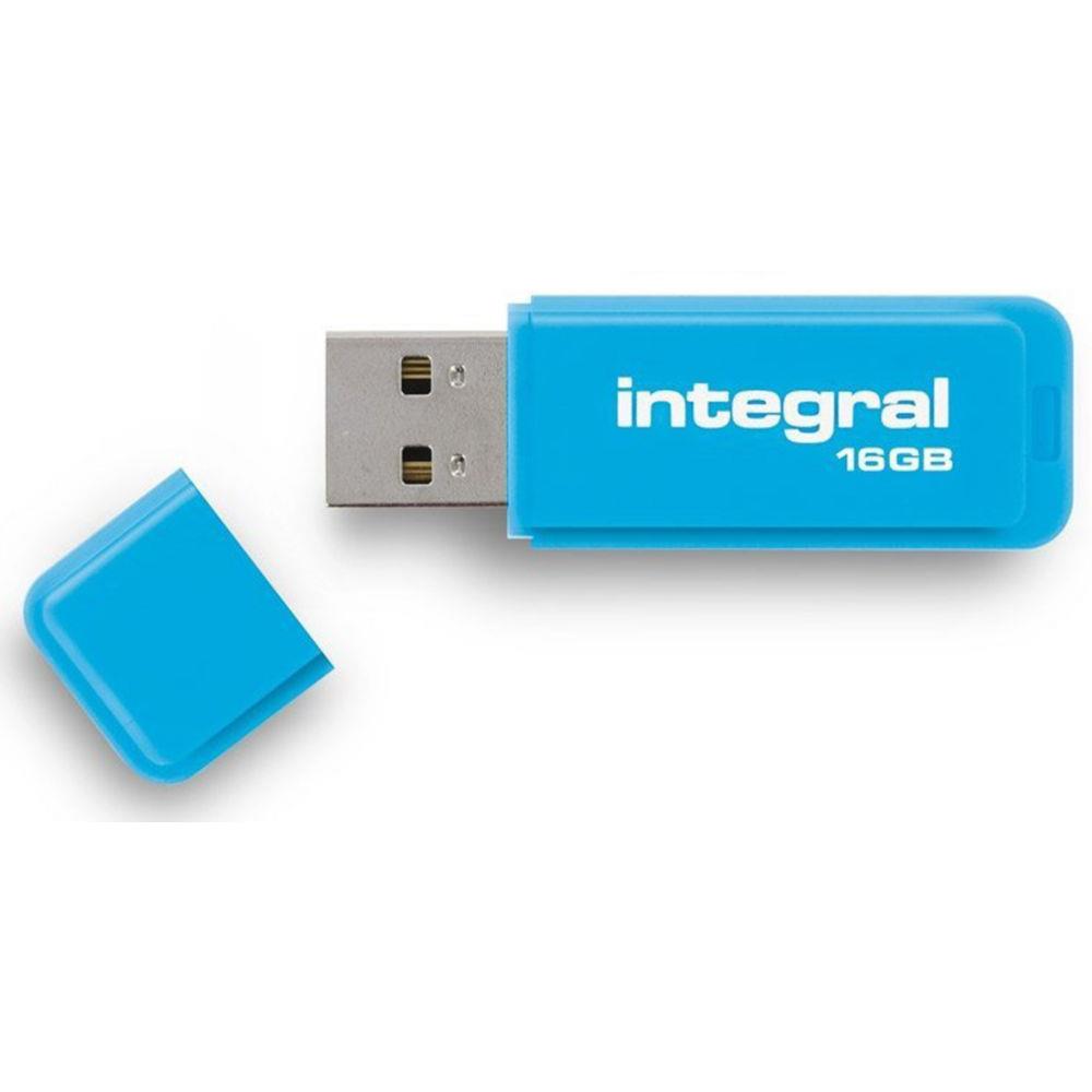Integral infd16gbneonb lecteur usb flash 16 go usb type-a 2.0 bleu