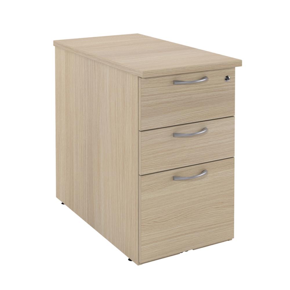 Caisson m�lamin� - NF Environnement - hauteur bureau ch�ne - H72 x L 42 x P 80 cm