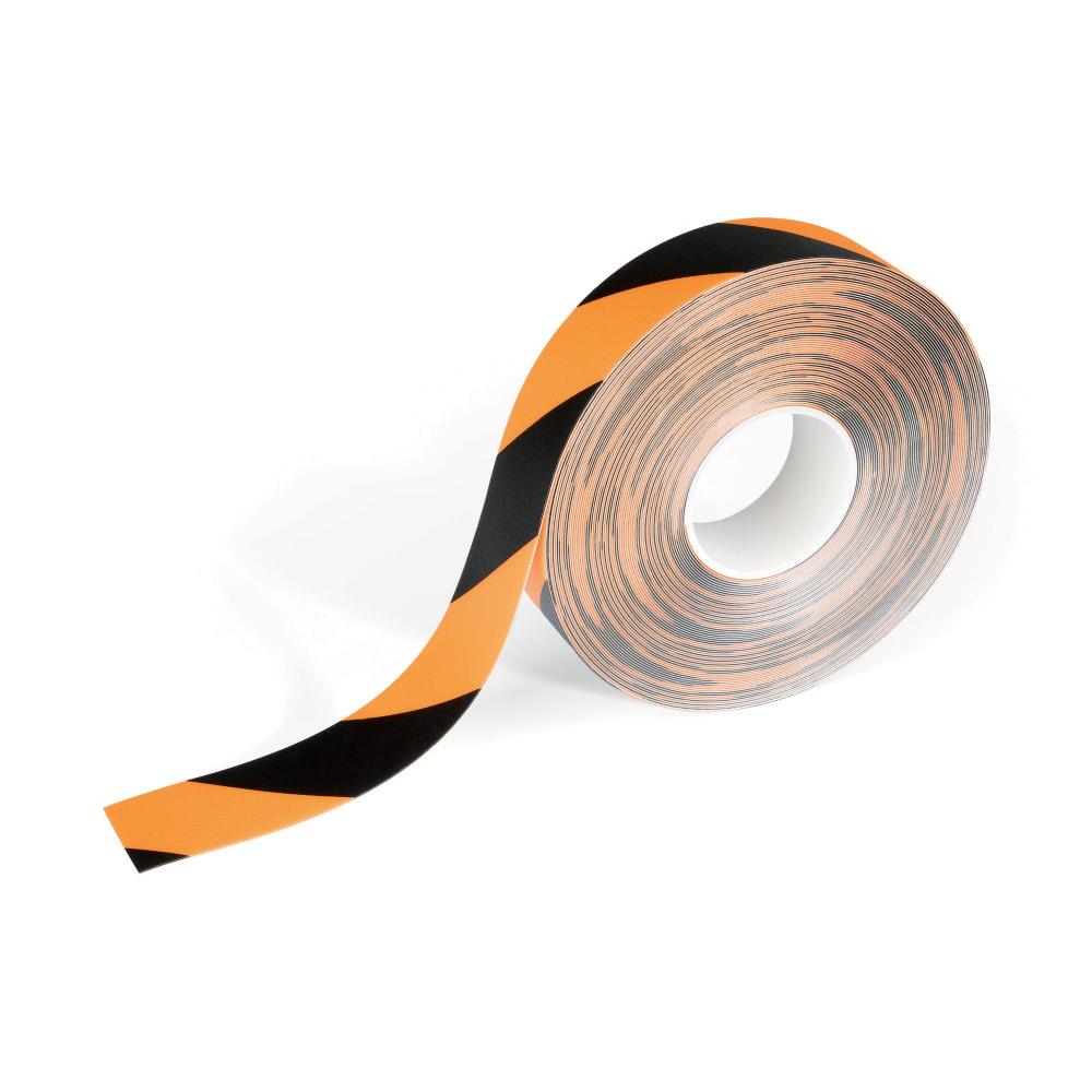 Ruban adhsif de marquage permanent Durable Duraline Strong - 30 m - Jaune / Noir