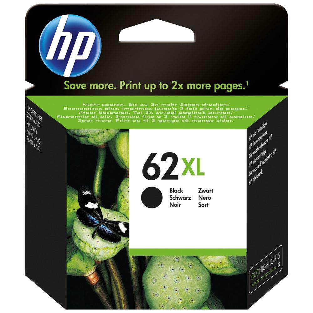 Cartouches pour imprimantes - Hp 62xl cartouche d'encre noire grande capacit authentique