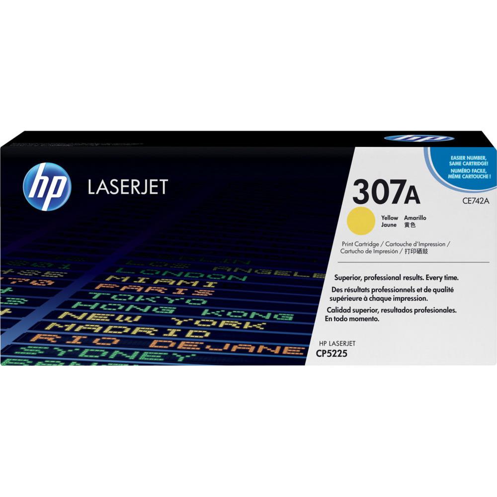 Cartouches de toner - Hp 307a toner laserjet jaune authentique