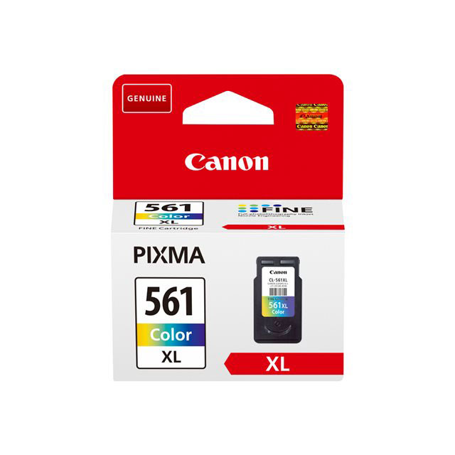 Cartouches pour imprimantes - Canon cartouche d'encre couleur  haut rendement cl-561xl
