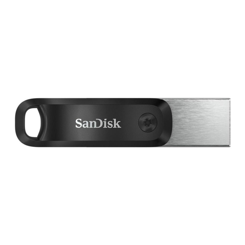 Sandisk ixpand lecteur usb flash 64 go usb type-a / lightning 3.2 gen 2 (3.1 gen 2) noir, argent