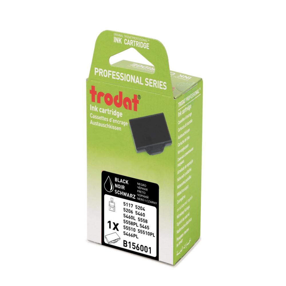 Cassette d'encre de rechange pour tampons Trodat Professional 6/56 - Noir