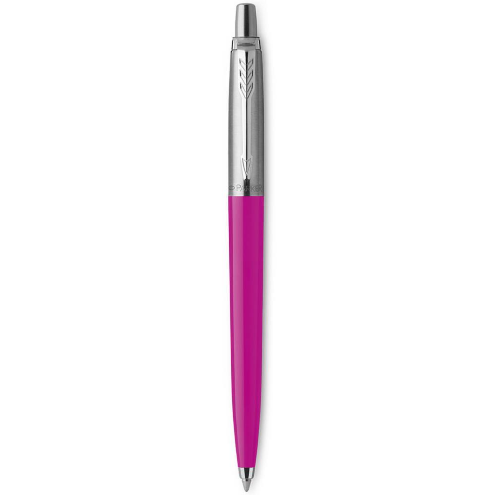 Stylo bille rtractable Parker Jotter Original pointe moyenne corps rose Magenta - encre bleue