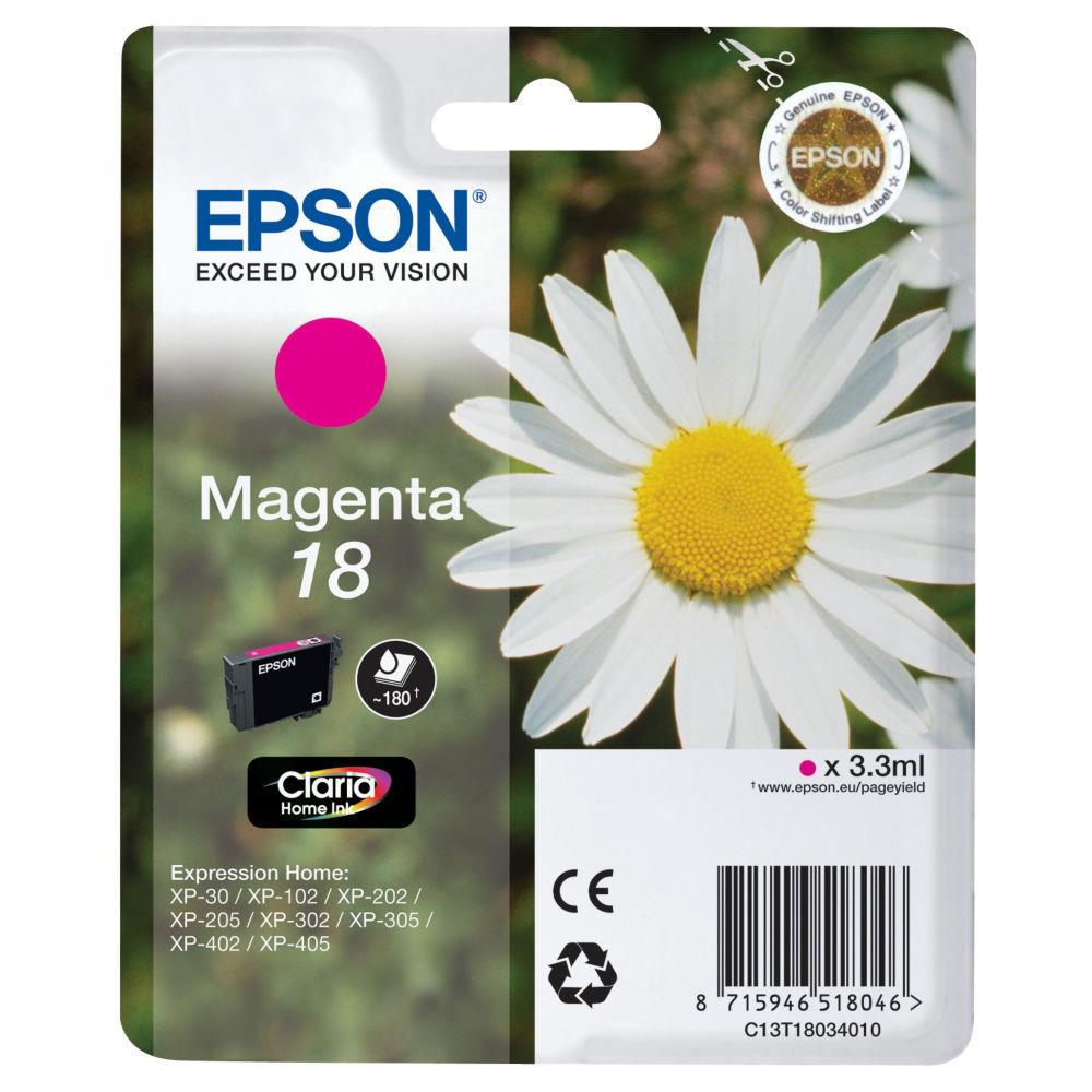 Cartouches pour imprimantes - Epson daisy cartouche "pquerette" 18 - encre claria home m