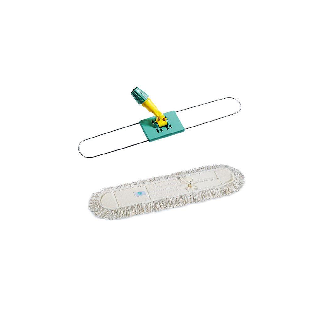 Support de balai articul TTS avec frange coton - 60 cm