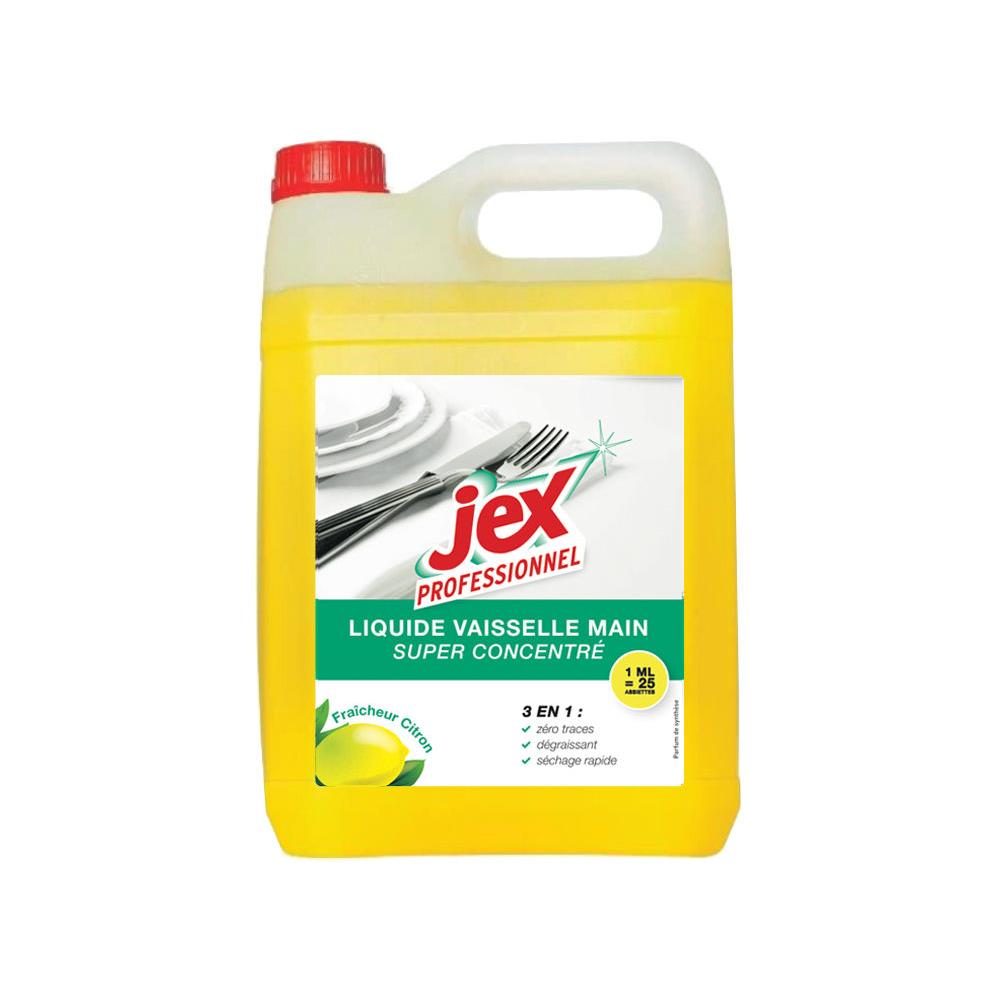 Liquide vaisselle main Jex - parfum citron - Bidon de 5 l
