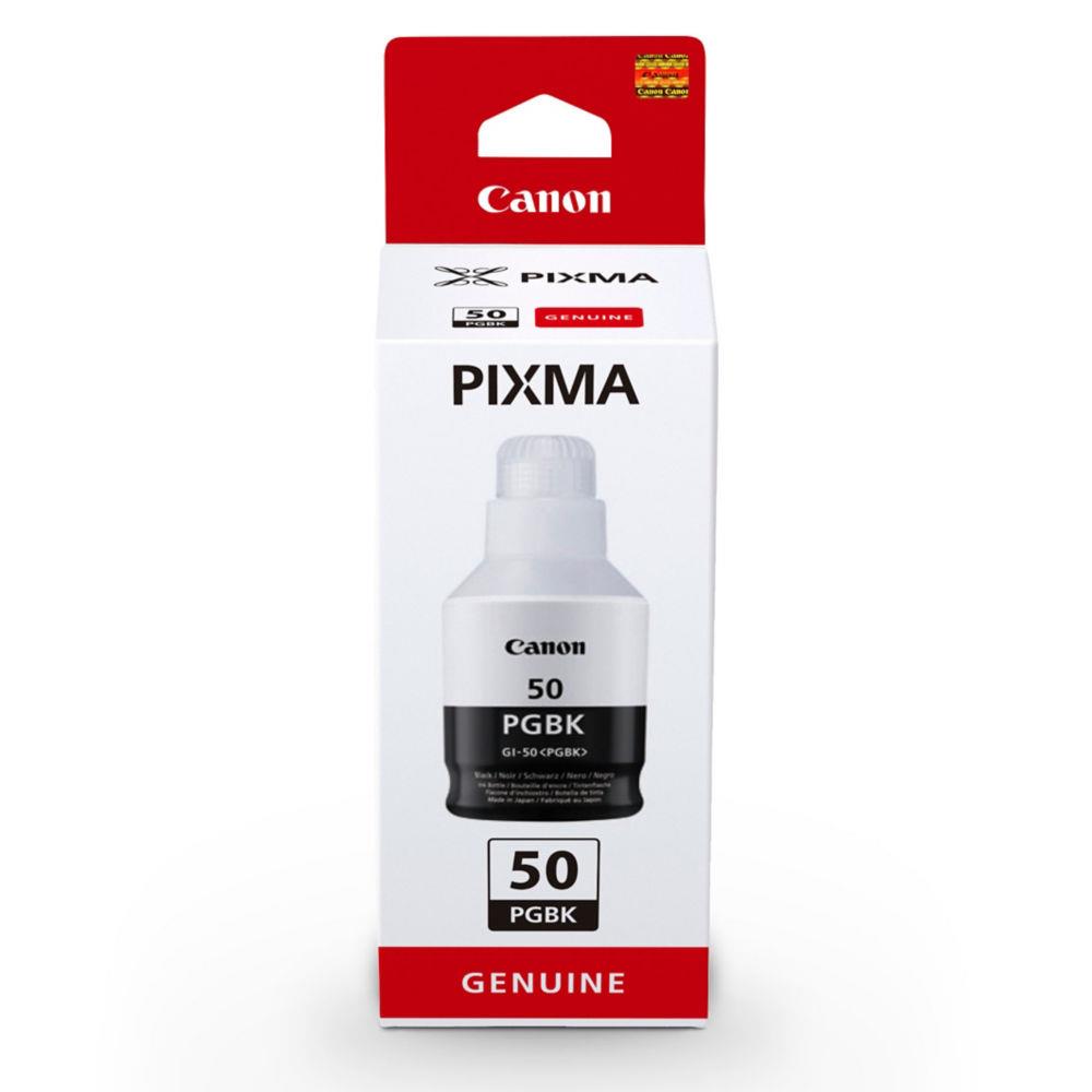 Cartouches pour imprimantes - Canon gi-50 pgbk, haut rendement, bouteille d'encre, noire
