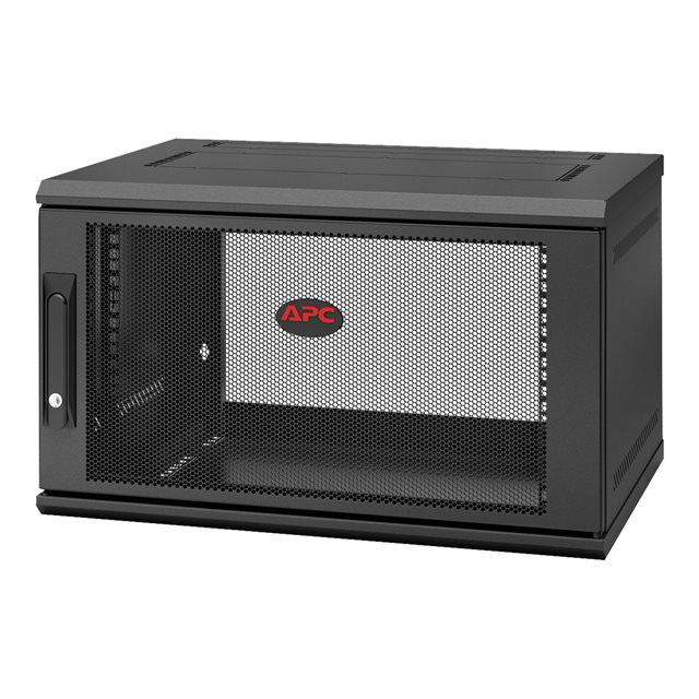 Apc netshelter wx ar106sh4, 6u, armoire de brassage 19 pouces, montage mural, pr-assembl, 400 mm de profondeur