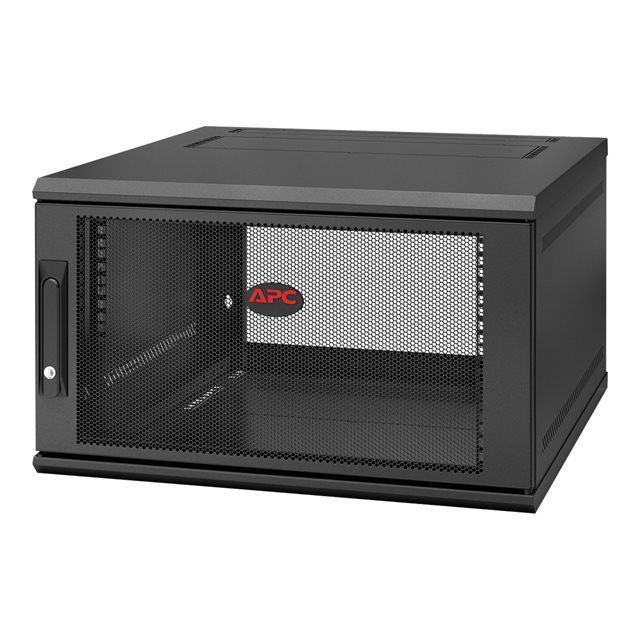 Apc netshelter wx ar106sh6, 6u, armoire de brassage 19 pouces, montage mural, pr-assembl, 600 mm de profondeur