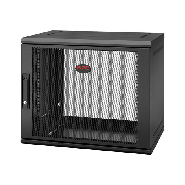 Apc netshelter wx ar109sh4 - 9u, armoire de brassage 19 pouces, montage mural, pr-assembl, profondeur 400 mm