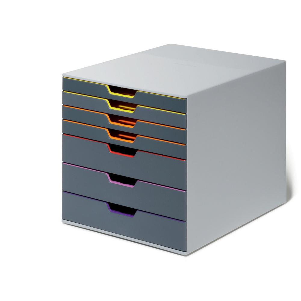 Module de classement Durable Varicolor - 7 tiroirs multicolore
