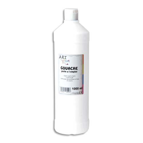gouache prte  lemploi - 1 litre - Artplus - blanc