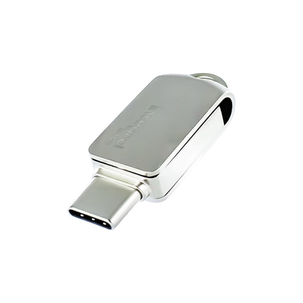 Integral infd64gb360cdl3.0 lecteur usb flash 64 go usb type-a / usb type-c 3.2 gen 1 (3.1 gen 1) argent