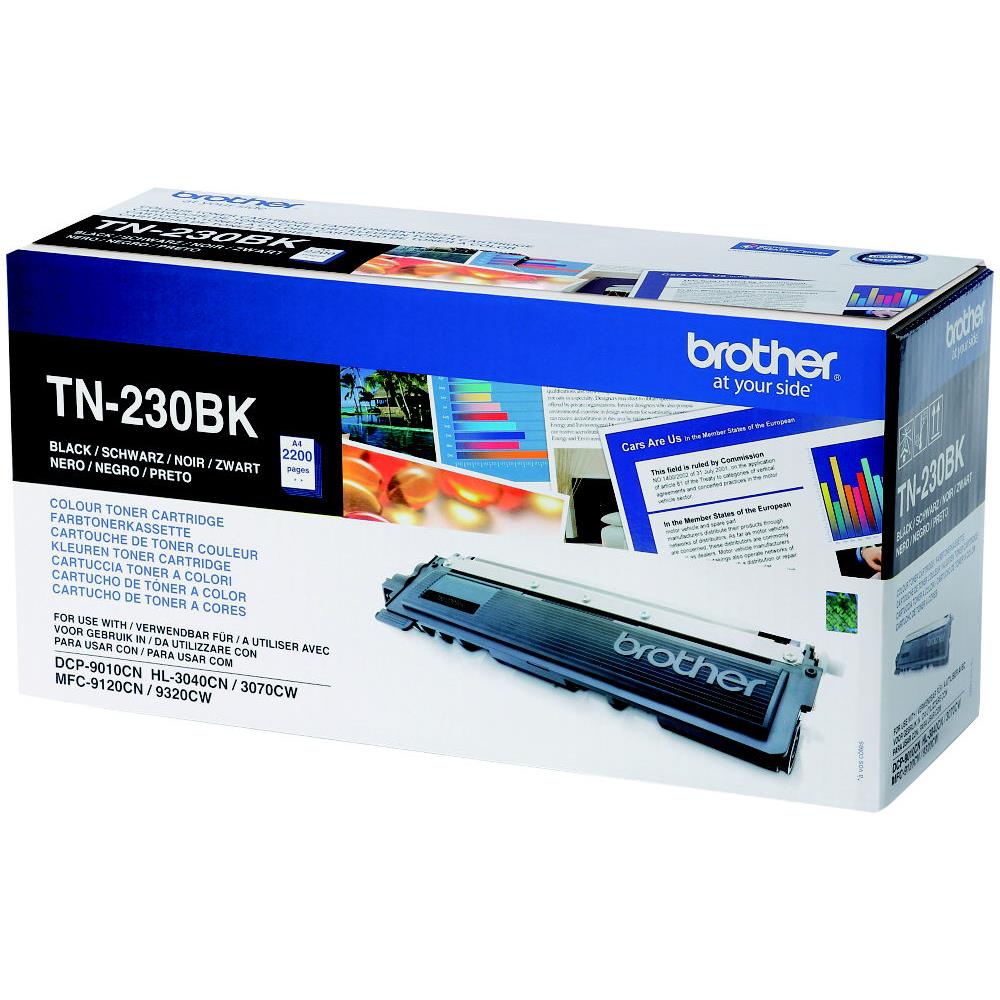 Cartouches de toner - Brother tn-230bk - cartouche de toner originale - noir