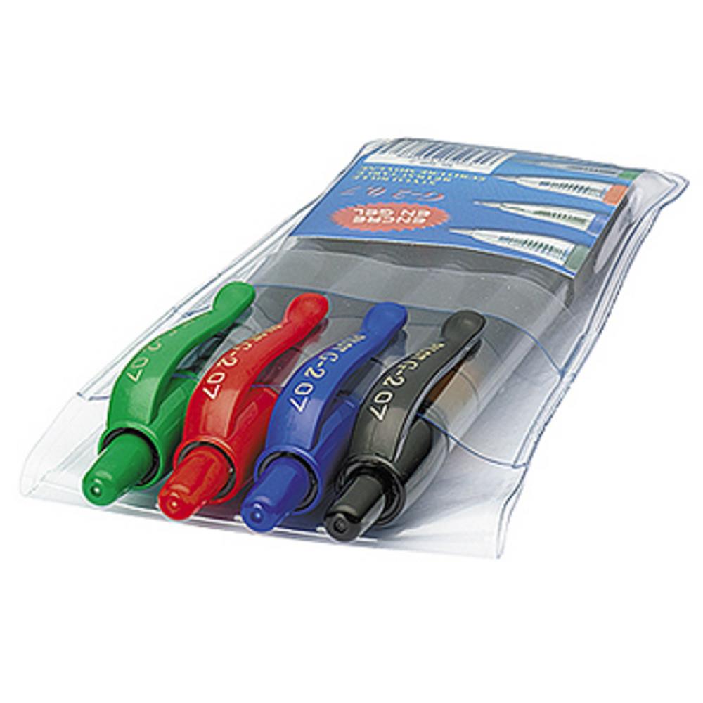 Stylo  encre gel rtractable Pilot G-2 - pointe fine - avec zone de prhension - corps dans des coloris assortis - couleurs d'encre assorties - pochette de 4