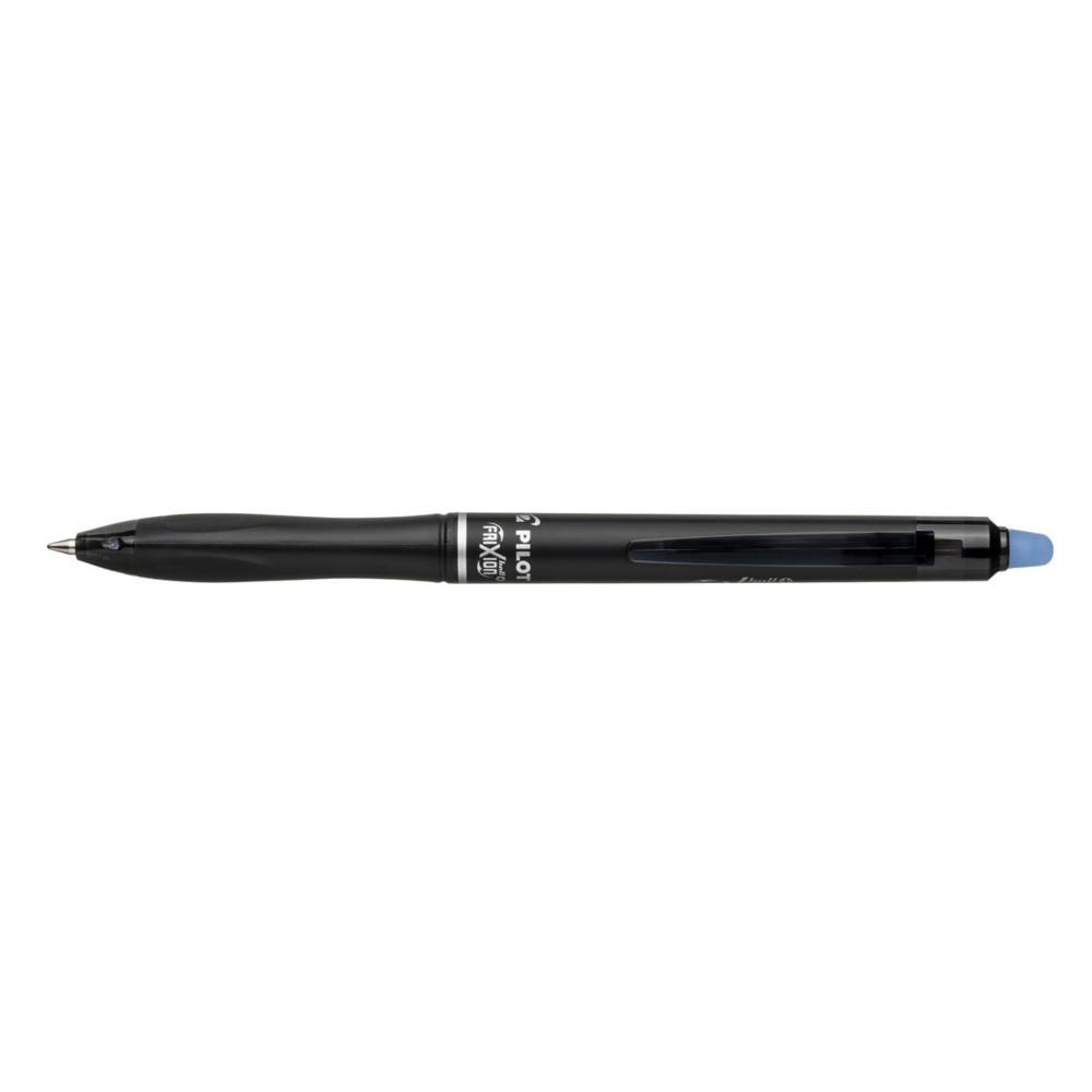 Plus FriXion Ball Pilot - Pilot Stylo roller encre gel effa�able et rechargeable - Pointe moyenne - Bleu