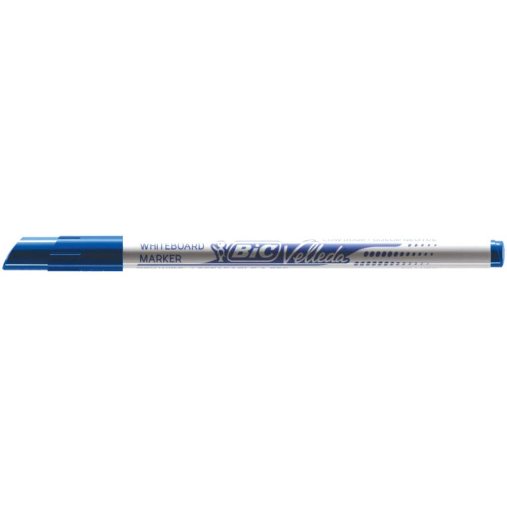 Marqueur pour tableau blanc Bic Velleda 1721 - encre liquide - pointe ogive fine - largeur de trait de 1,5 - encre bleue