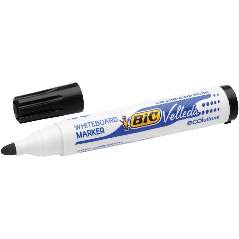 Marqueur effaable  sec Velleda 1701 - pour tableaux blancs - pointe ogive - encre  base d'alcool noire
