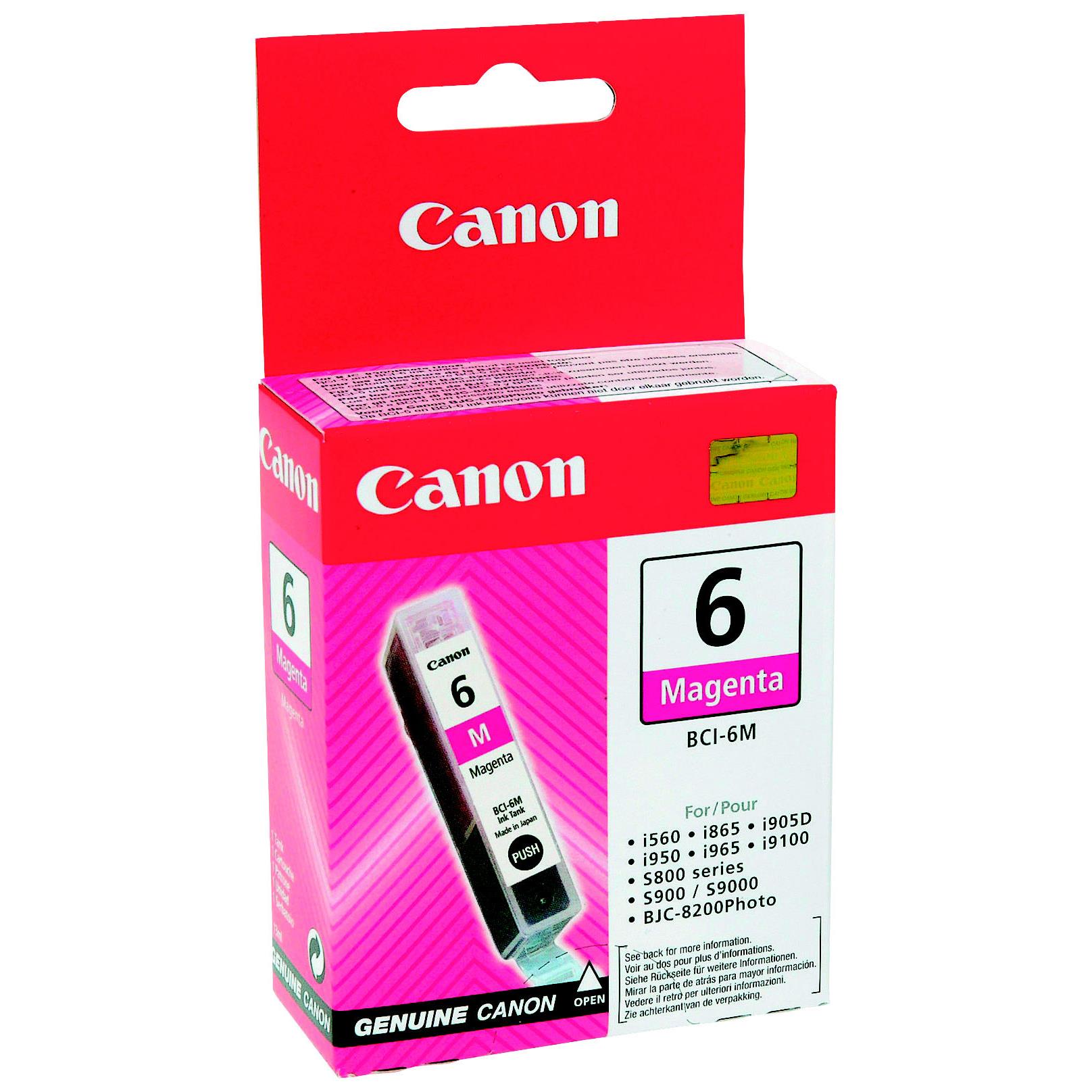 Cartouches pour imprimantes - Canon cartouche d'encre magenta bci-6m