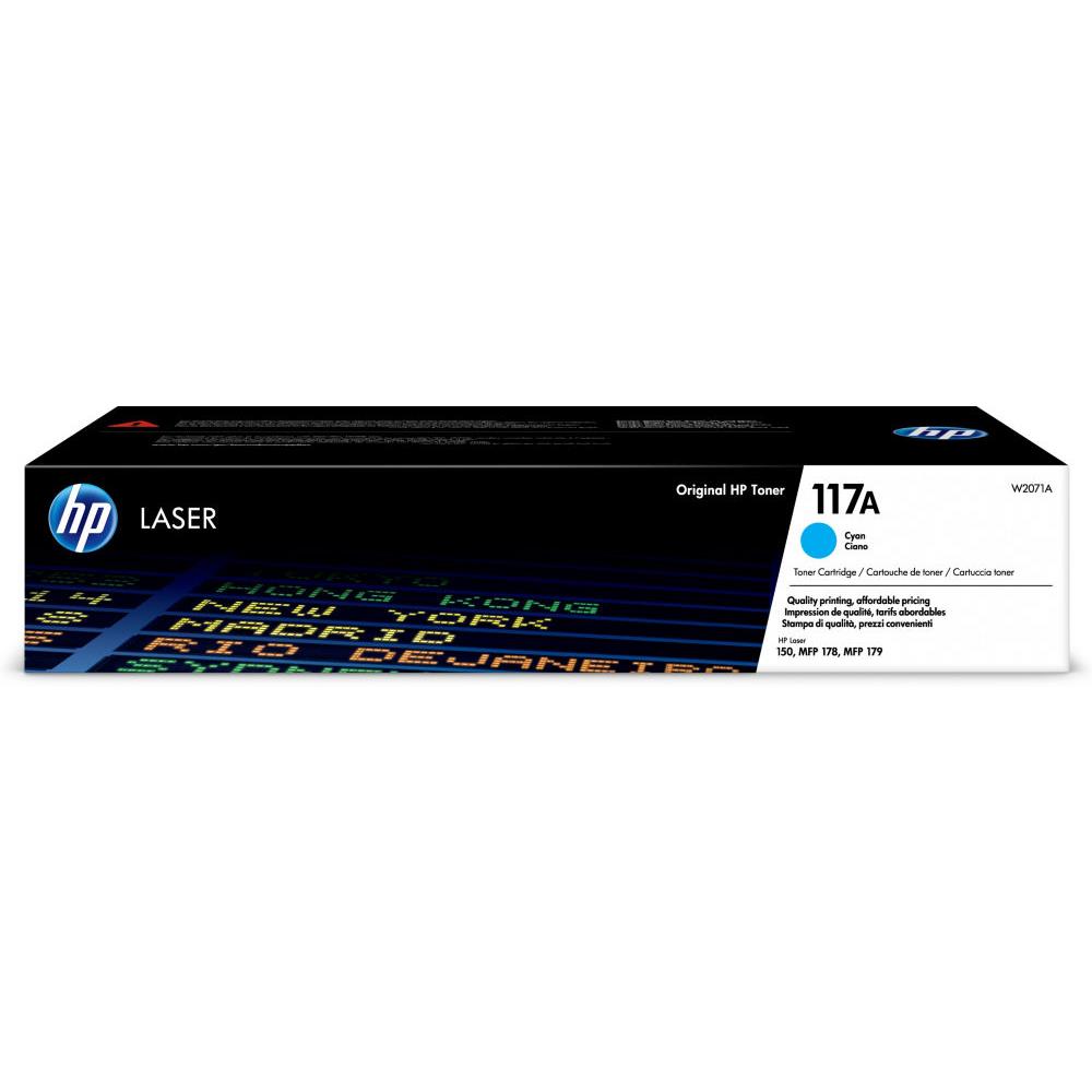 Cartouches de toner - Hp cartouche de toner laser authentique 117a, cyan