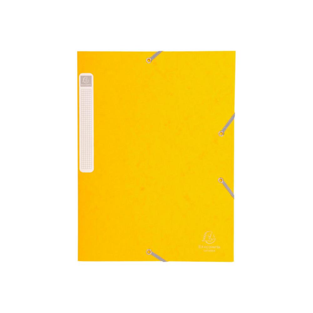 Boite de classement Cartobox - dos 3 cm - carte lustre 5/10e - jaune