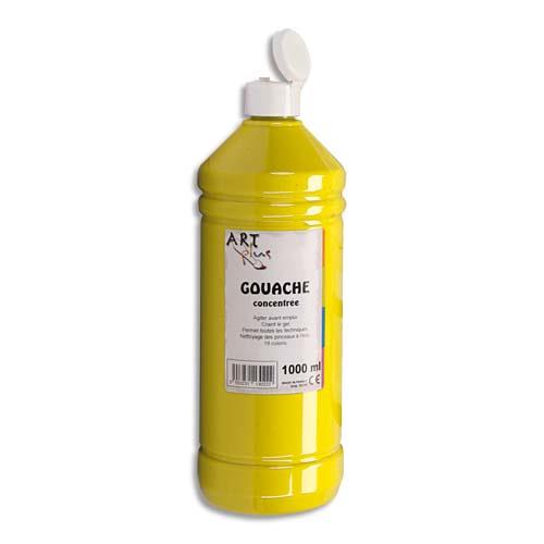 gouache concentre - 1 litre - Artplus - jaune primaire