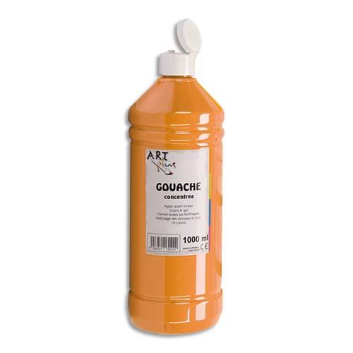 gouache concentre - 1 litre - Artplus - orange