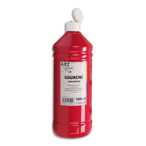 Gouache concentre - 1 litre - ARTPLUS - rouge vif