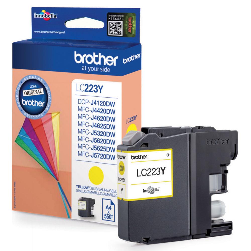 Cartouches pour imprimantes - Brother lc223y - cartouche d'encre originale - jaune