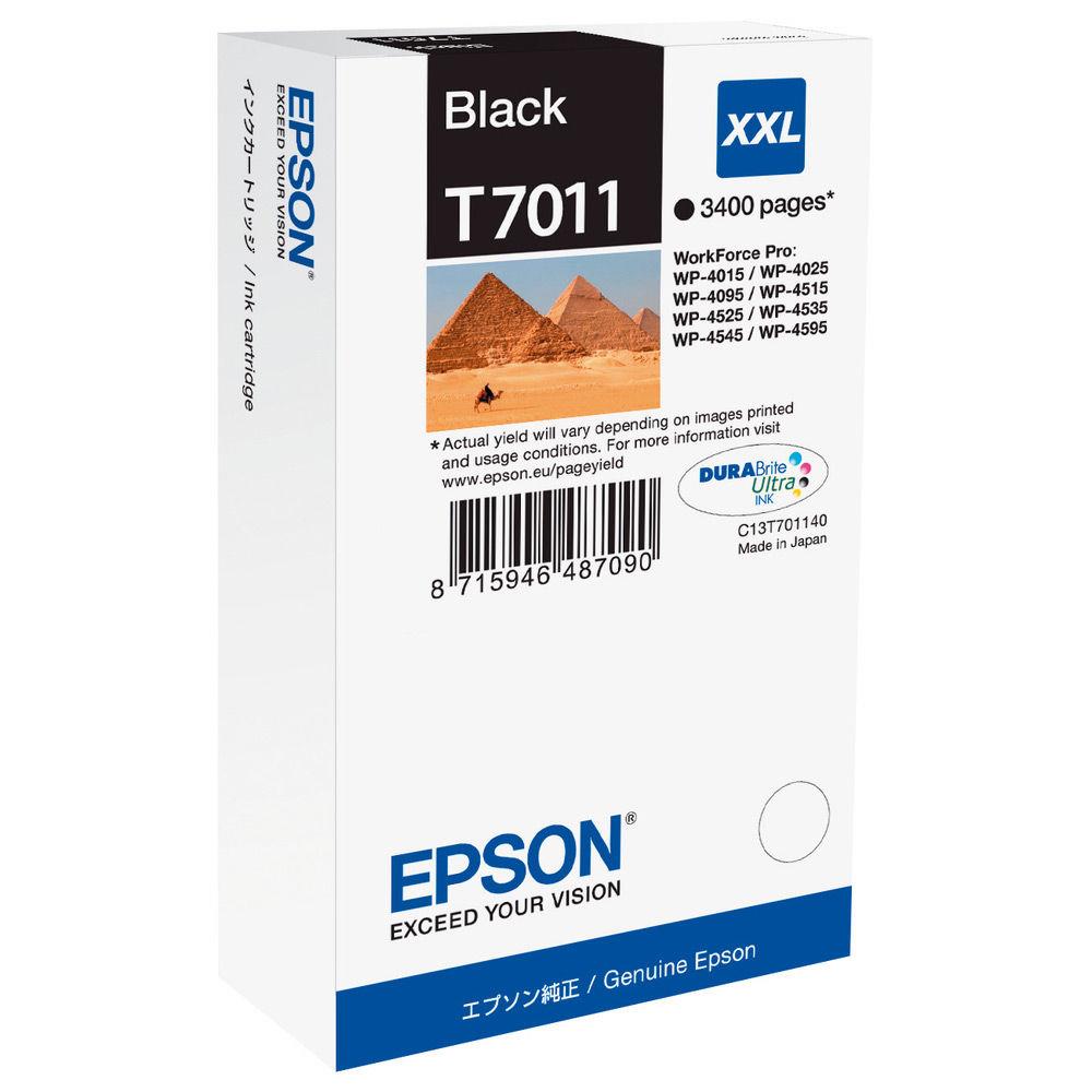 Cartouches pour imprimantes - Epson encre noire xxl (3 400 p)