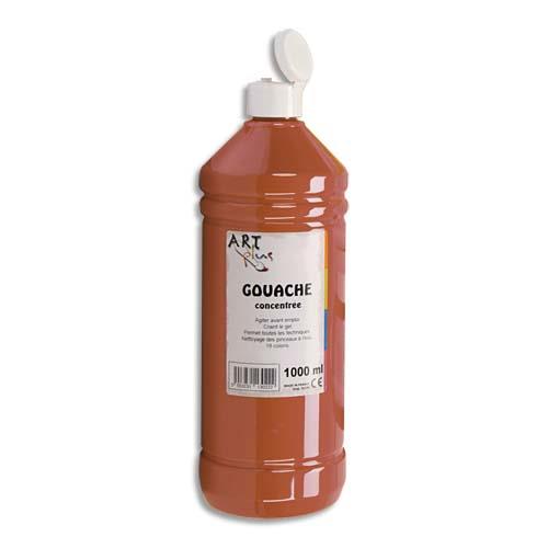 Gouache concentre - 1 litre - ARTPLUS - terre de sienne