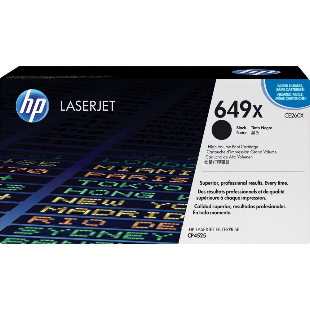 Cartouches de toner - Hp 649x toner laserjet noir grande capacit authentique